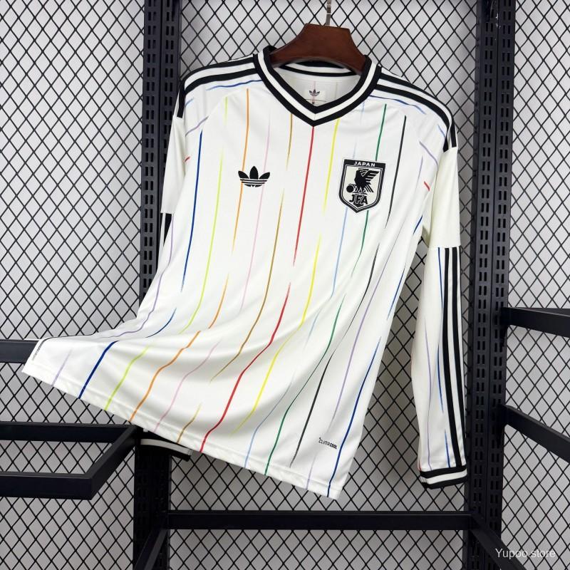 Camiseta de fútbol Japón 2026 VISITANTE MANGA LARGA VERSION FAN